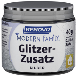 RENOVO Glitzerzusatz »Modern Family«, silberfarben, 40 g