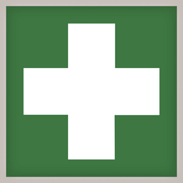METAFRANC Hinweisschild, grün, eckig, BxH: 15,1 x15,1 cm