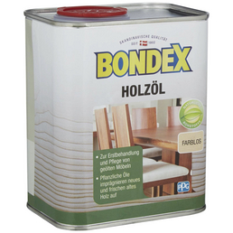 BONDEX Holzöl, transparent, matt, 0,75 l
