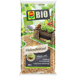 COMPO Holzraspel, 60 l, Bio-Qualität, natur