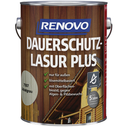 RENOVO Holzschutz-Lasur »PLUS«, für außen, 2,5 l, achatgrau