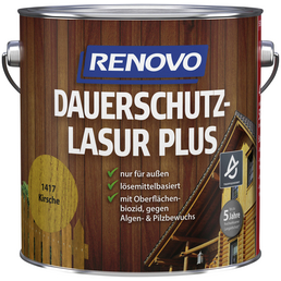 RENOVO Holzschutz-Lasur »PLUS«, für außen, 4 l, Kirsche