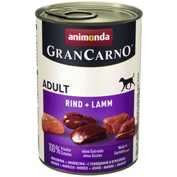 GranCarno® Hunde-Nassfutter »Adult«, Rind/Lamm, 400 g