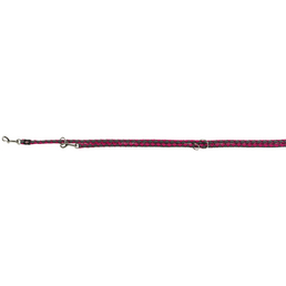 TRIXIE Hundeleine, Cavo, L–XL: 2,00 m/ø 18 mm, Gurtband, Grau | Pink