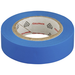 CELLPACK Isolierband, PVC, Blau, 1.000 x 1,5 x 0,02 cm