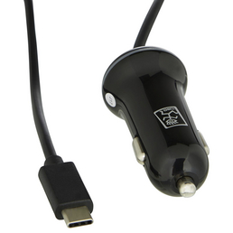 2GO Kfz-Ladegerät, Schwarz, USB-C-Stecker