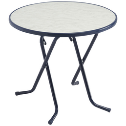 Klapptisch Tisch im Retro Stil Metall Gartentisch Bari Anthrazit 