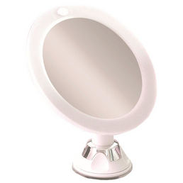 KRISTALLFORM Kosmetikspiegel, beleuchtet, rund, Ø: 16,5 cm