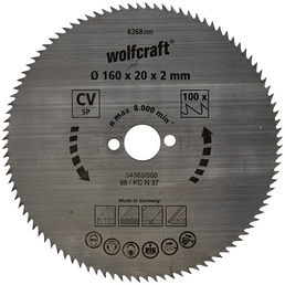 24 Zähne  NEU & OVP Wolfcraft HM Kapp-/Gehrungssägeblatt d=210x30x3,2mm 