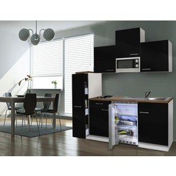 RESPEKTA Küchenblock »KB180WWMI«, mit E-Geräten, Gesamtbreite: 180 cm