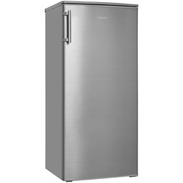 Exquisit Kühlschrank, BxHxL: 55 x 122 x 56,5 cm, 190 l, edelstahlfarben