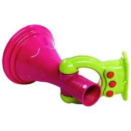 AKUBI Megaphone, BxHxL: 16,3 x 26 x 16,3 cm, pink/grün