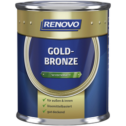 RENOVO Metallglanzfarbe, goldbronzefarben , seidenmatt