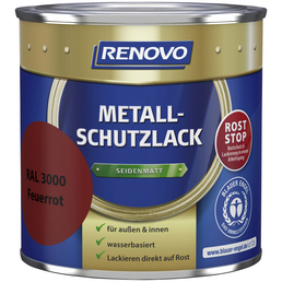 RENOVO Metallschutzlack Feuerrot, seidenmatt