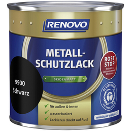 RENOVO Metallschutzlack Schwarz, seidenmatt