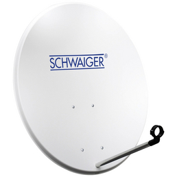 SCHWAIGER Offset Antenne, max. 37,8 db, Hellgrau