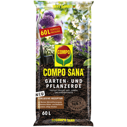 COMPO Pflanzerde »COMPO SANA®«, für Gartenpflanzen im Boden oder in Kübeln