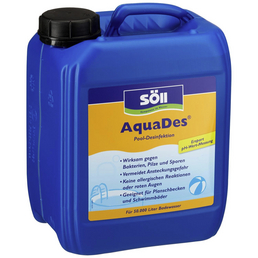 SÖLL Poolpflegemittel »AquaDes«, 5 Liter, Kurzzeitwirkung, für Schwimmbeckenreinigung