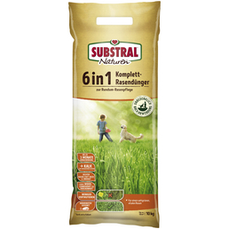 SUBSTRAL® Rasendünger »6in1«, 10 kg, für 135 m²