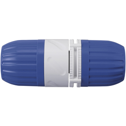 takagi Schlauchkupplung »G015EX«, Länge: 7,5 cm, Kunststoff, weiß/blau