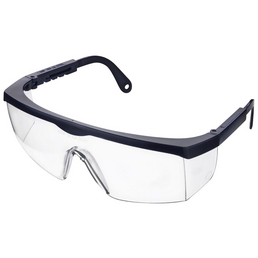 CONNEX Schutzbrille »Schutzbrille »blau, verstellbar««, Kunststoff, blau