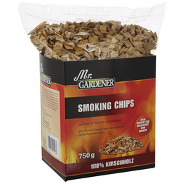 Mr. GARDENER Smoking Chips, Kirschholz, 750 g