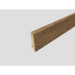 Sockelleisten Holzdekor 58 mm ab 10 Meter bis 100 Meter MDF Laminatleisten 