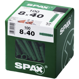 SPAX Spreizdübel, Typ-SD, Nylon, 100 Stück, 6 x 40 mm