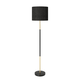 PHOENIX Stehlampe »ALESHA«, BxHxT: 36 x 150 x 36 cm, schwarz