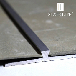 SlateLite Stoßprofil, F-Line, Aluminium, silberfarben