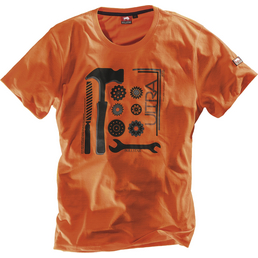 BULLSTAR T-Shirt, orange, Polyester, Gr. L