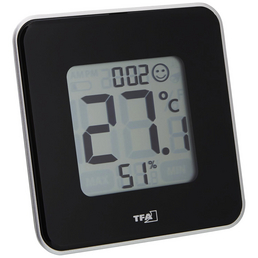 tfa® Thermo-Hygrometer STYLE digital Kunststoff 10,5 x 10,5 x 1,4 cm
