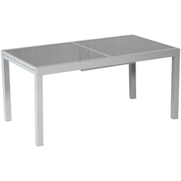 MERXX Tisch, mit Sicherheitsglas-Tischplatte, BxHxT: 140 x 75 x 200 cm