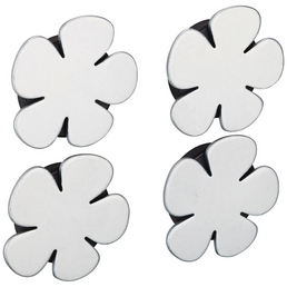 d-c-fix® Tischdeckenbeschwerer, Form: Blumenförmig, silberfarben