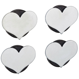 d-c-fix® Tischdeckenbeschwerer, Form: Herz, silberfarben
