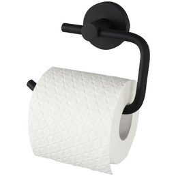 HACEKA Toilettenpapierhalter, ohne Deckel, Schwarz