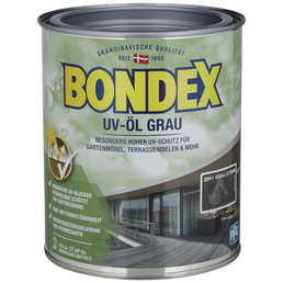 BONDEX UV-Schutzöl, grau, matt, 0,75 l