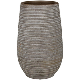 CASAYA Vase »Lisboa«, Höhe: 25 cm, dunkelgrau, Keramik