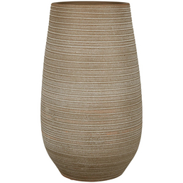 CASAYA Vase »Lisboa«, Höhe: 30 cm, braun, Keramik