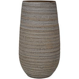 CASAYA Vase »Lisboa«, Höhe: 30 cm, dunkelgrau, Keramik