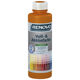 RENOVO Voll- und Abtönfarbe, schwarz, 500 ml