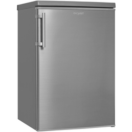 Exquisit Vollraumkühlschrank, BxHxL: 55 x 85,5 x 57 cm, 127 l, edelstahlfarben