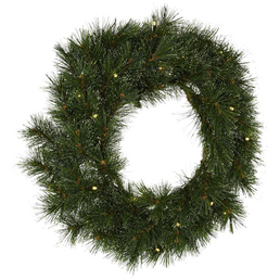 CASAYA Weihnachtskranz »Sölden«, Ø 45 cm, grün, Kunststoff, beleuchtet